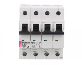 Wyłącznik nadprądowy 3P+N B 25A 10kA AC ETIMAT10 002126718