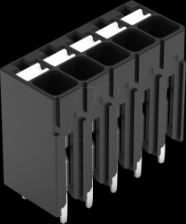 2086-1106 THR PCB terminal block, push-button, 1.5 mm², 6-pin