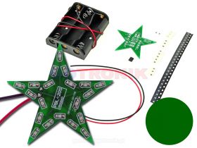 Gwiazda LED pulsujące światło ZIEOLNE