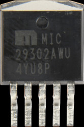 MIC29302AWU-TR LDO, Uout 1.25..25V, Uin 2.25..26V, 3A, DDPAK-5