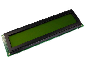 Wyświetlacz LCD Display Elektronik DEM20232SYH-LY-CYR22 czarny żółto-zielony (S x W x G) 146 x 43 x 14 mm