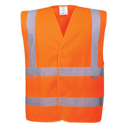 Waistcoat Orange High Viz Class 2 EN471