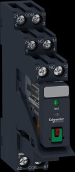 RXG22P7PV Interface relay Zelio, 2 CO, 230 V AC, 5 A.