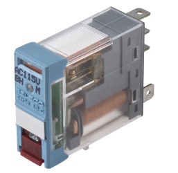 Przekaźnik mocy 115V ac SPDT Releco 1.1W, montaż PCB 7300Ω Szybkie łączenie