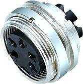 binder 09 0474 780 08-20 Złącze żeńskie kołnierzowe złącze żeńskie proste, złącze żeńskie z kołnierzem Seria: 680 Łączna