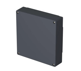 Bopla FD 1000 (19002700) - przednia bez wgłębienia pokrywa z uszczelką obudowy CombiCard 1000-3000 (133 x 138 x 34 mm)