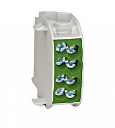 Zacisk rozgałęźny 1-biegunowy, 25 mm² żółto-zielony