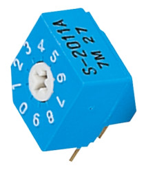 Przełącznik DIP 10-pozycyjny do druku 100 mA przy 5 V DC -25 → +70°C