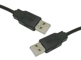 Przewód USB A - A wtyk - wtyk 1.0m