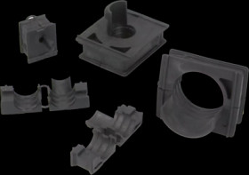 Grommet, cable Ø 8 to 9 mm, black, 87121320