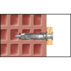 Kołek FX 12x60mm z kołnierzem /opak. = 25 szt./ (912FX) CELO