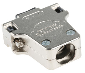 Osłona tylna D-Sub 15 -pinowe Cynk odlewany Proste FCT from Molex Obudowa D-Sub A