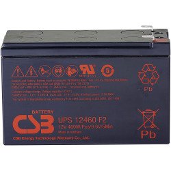 CSB Battery UPS12460F2 VRLA Battery 12V 9.6Ah Maintenance-Free AGM