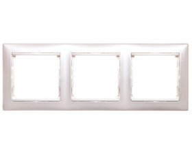 VALENA Ramka potrójna perła 770473