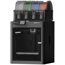 BambuLab PF001-U+SA001-EU P1S Combo 3D Printer Enclosed with AMS Multi-color