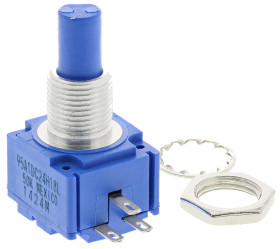 Potencjometr 50kΩ typ Obrotowy Bourns średnica wału 6,35 mm 2W długość wału 19mm Montaż panelowy