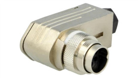 C091-11K0070002 Złącze M16 Wtyk Męski Na Przewód 7Pin 300V Kątowe 90