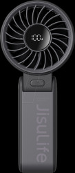 FAN-LIFE7-5000-BLACK JISULIFE Life7 handheld fan, 5000 mAh, black