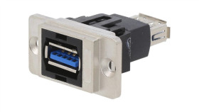 Łącznik Usb A - Usb A 3.0 Dualslim Złocony Cp30705nm