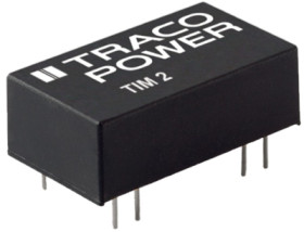 DC converter, 4.5-12 VDC, 2 W, 1 output, 12 VDC, 82 % efficiency, TIM 2-0912