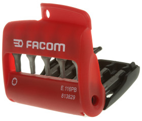 Zestaw końcówek do wkrętaka Torx-Plus l. elementów: 10 Wiertło Facom