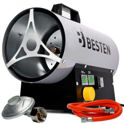 Nagrzewnica Gazowa z Termostatem BESTEN BE0002890 Automatyczna na Butlę Dmuchawa 30 KW LCD