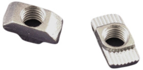 T-nut, steel, silver, 1455TNUT