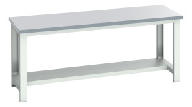 Stół warsztatowy szer. 750mm maks. obciążenie: 350kg Podstawowy stoł Blacha stalowa dł. 2000mm wys. 840mm