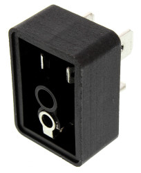 Gniazdo zasilające IEC z filtrem przeciwzakłóceniowym 16A Hirschmann Montaż na panelu