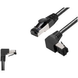 BKL Electronic 144018 RJ45 Network cable Patch CAT 8.1 S/FTP 1.5 m Black