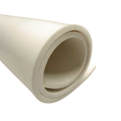 Arkusz gumy grubość: 6mm Kauczuk naturalny Biały szerokość: 1.4m gęstość: 115kg/m³