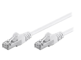 F/UTP5-CCA-075WH Patch cord F/UTP 5e linka CCA PVC biały 7,5m 26AWG