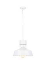 Lampa wisząca nowoczesna loftowa 1xE27 TITANIUM WHITE