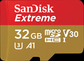 SDSQXAF-032G-GN6MA SanDisk Extreme 32-GB MicroSDHC memory card