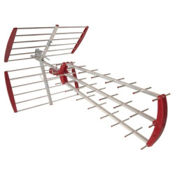 Antena DVB-T UHF kierunkowa 38 elementów 17dB, symetryzator, filtr LTE HN62