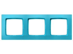 KARO Ramka 3 potrójna satynowy turkus R-3S/59 OSPEL