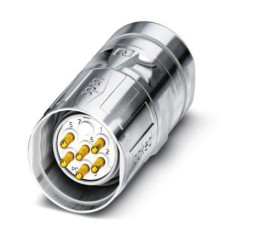 Złącze wielostykowe przemysłowe 7-pinowe M23 Montaż na kablu Wtyczka Phoenix Contact