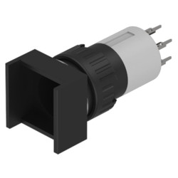 Element wykonawczy przycisku, Siłownik, do uzytku z: Urządzenia przełączające, Czarny