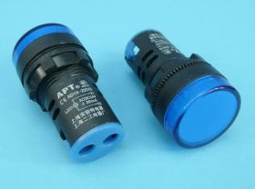 24V AC/DC 28mm BLUE KONTROLKA LED