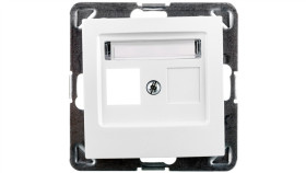 Impresja Obudowa Gniazda Teleinformatycznego Pojedynczego Biała Gpk-1Y/P/00