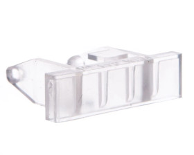 Uchwyt do mocowania oznaczników 8x28mm przezroczysty KLM 1004306 /100szt./