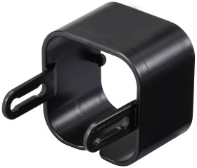 TRU COMPONENTS Modułowy uchwyt na kabel TC-12533296 tworzywo ABS czarny 40 mm Zawartość: 15 szt.