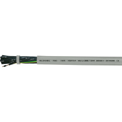 Helukabel 13119 H05VV5-F control lead 2x1mm² Grey 100m