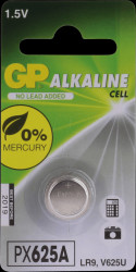 080625AC1 Alkaline button cell, 15.6x5.95 mm