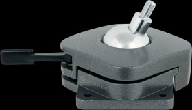 9-293 Ball joint quick clamp, with screw, 60 mm Ø, grey