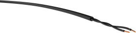 Przewód zasilania VER YSLY-OZ 2x 1 sw Tr.500, YSLY-OZ, 2 x 1 mm², czarny, 1 m