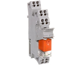 Przekaźnik przemysłowy z podstawką 1P 16A 24V DC AgNi 788-304