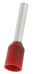 Końcówka kablowa zaciskana 1.5mm² długość 10mm Czerwony średnica 1.7mm Izolowane RS PRO