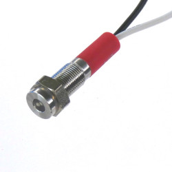 Panel LED 24V, czerwona 6mm LED Wyprowadzenia CML Innovative Technologies