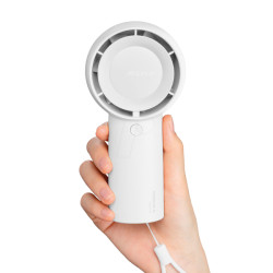 FA43-WHITE JISULIFE FA43 turbo handheld fan, white